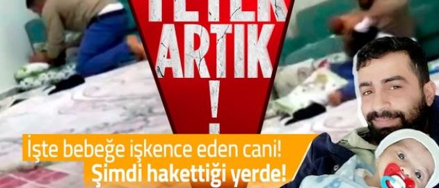 2 Aylık Bebeğini Öldüresiye Döven Baba Gizli Kameraya Yakalandı