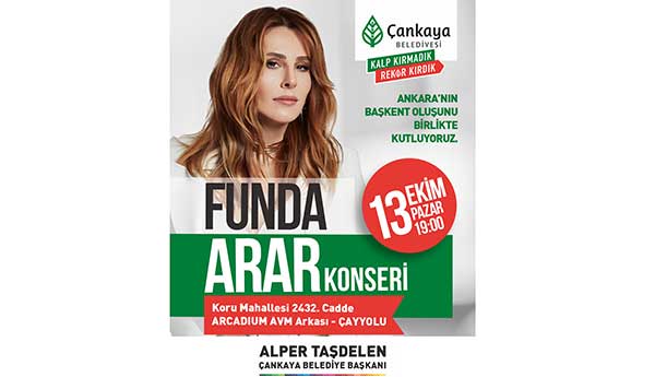 Çayyolu Arcadium Avm Funda Arar Konseri