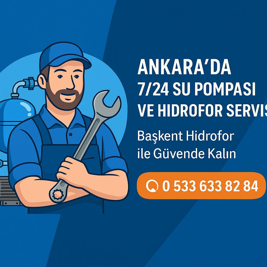 Ankara Su Pompası ve Hidrofor Servisi