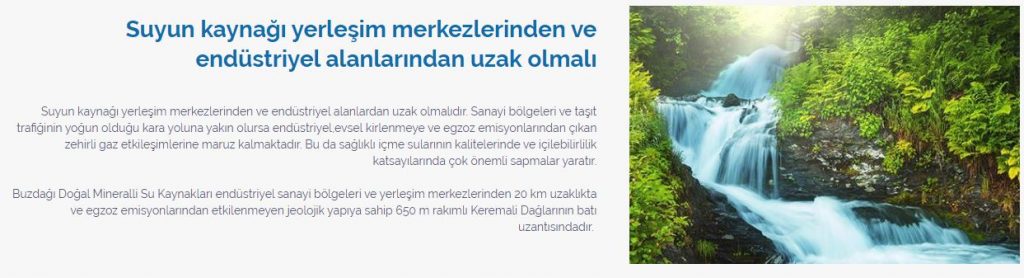 buzdağı şehir merkezinden uzak olmalı