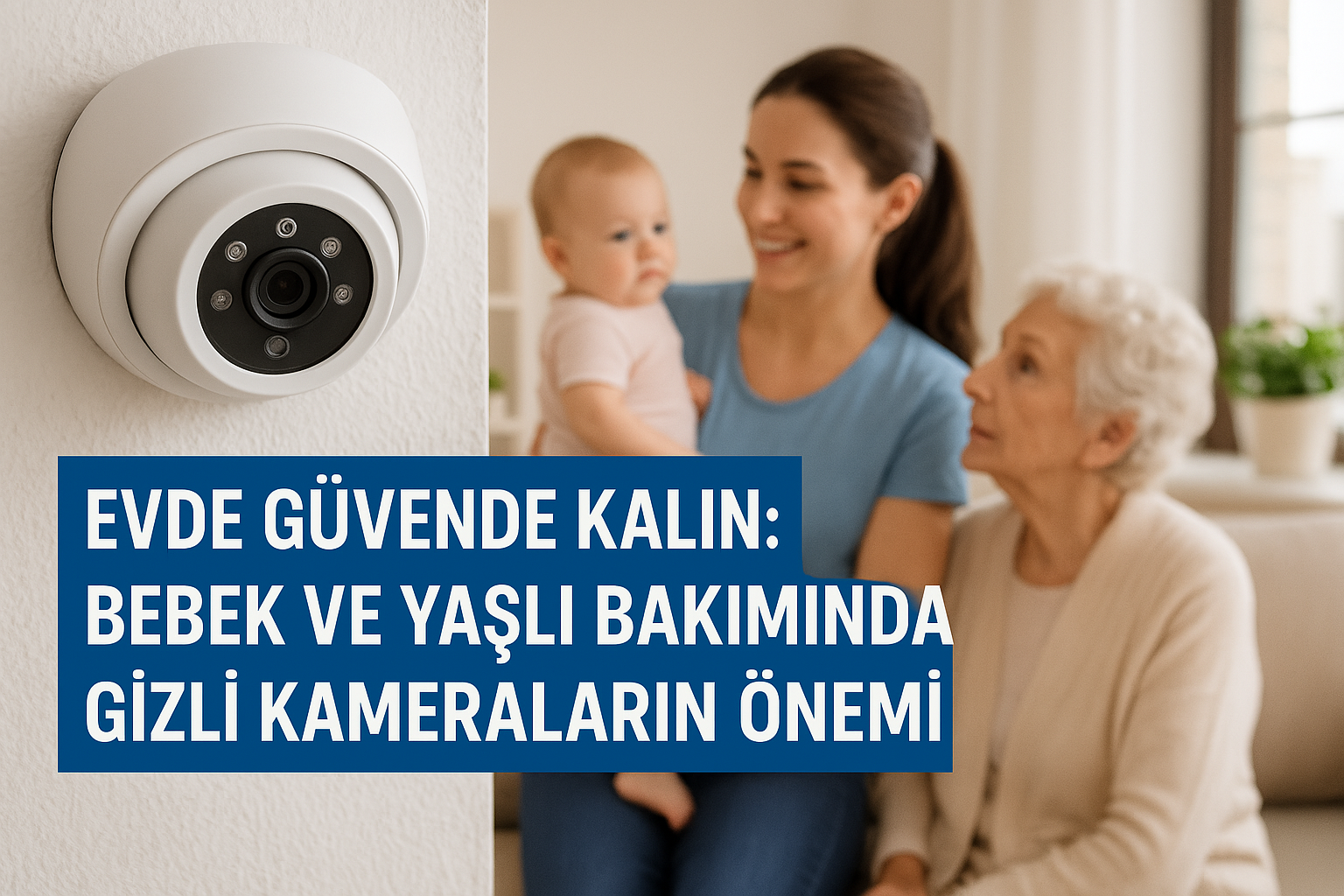 Evde Güvende Kalın: Bebek ve Yaşlı Bakımında Gizli Kameraların Önemi