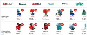 Ankara Hidrofor Fiyatları 1 hidrofor fiyatları
