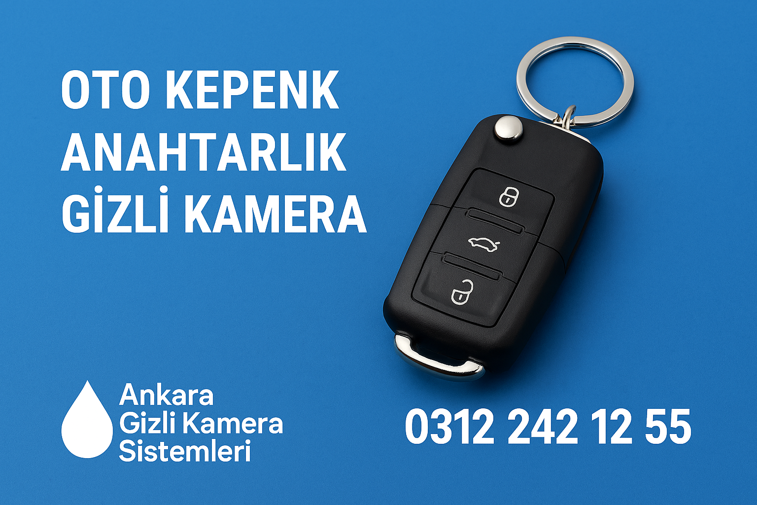 Kepenk Anahtarlık Görünümlü Gizli Kamera