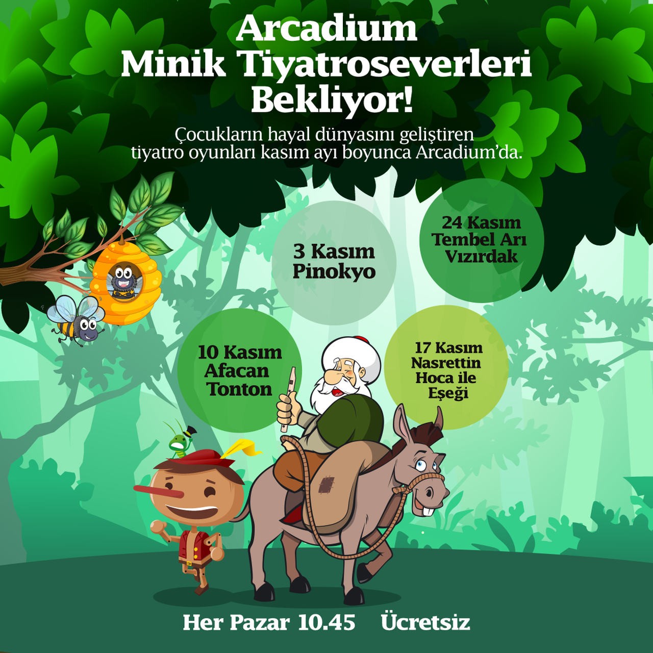 Arcadium Avm Çocuk Tiyatroları