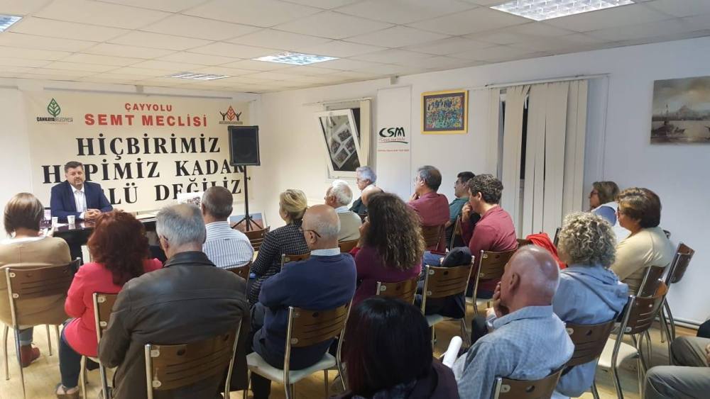Ankara’da Yeniden Kent Konseyleri 3 çayyolu Doç. Dr. Savaş Zafer Şahin